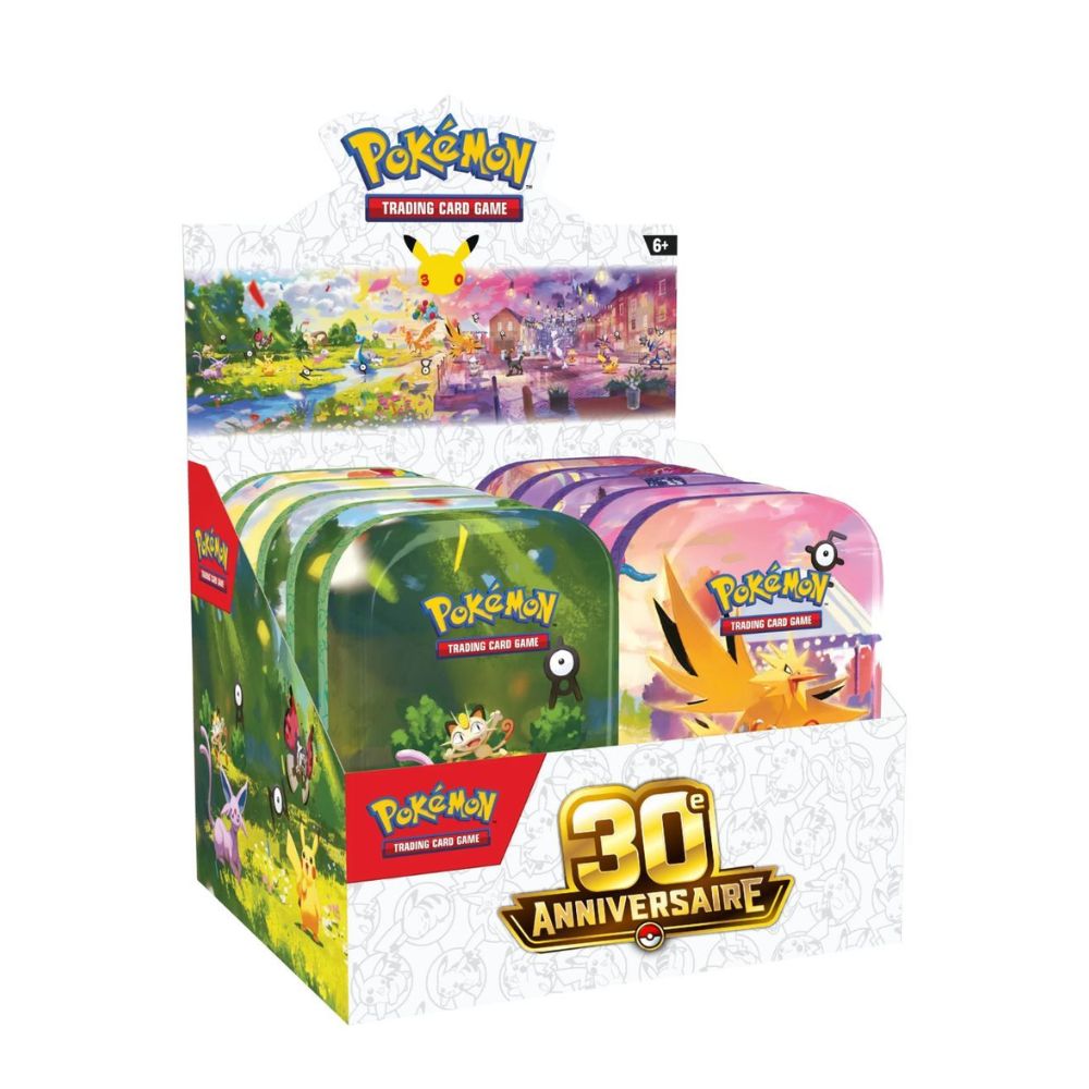 Display Mini Tin Pokémon 30 ans